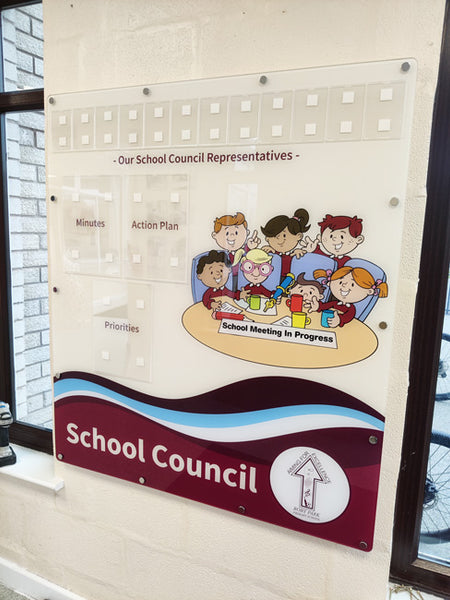 School Pupil Photo Board for Council members